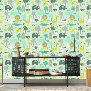 Papier Peint Pour Les Enfants - Animaux Sauvages – Image 5