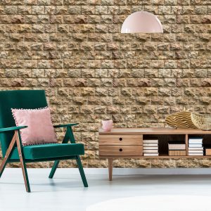 Papier Peint Mur De Pierre - Effet 3D – Image 6