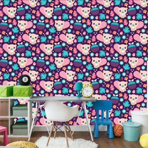 Papier Peint Pour Les Filles, Les Animaux, Les Feuilles De La Forêt – Image 4