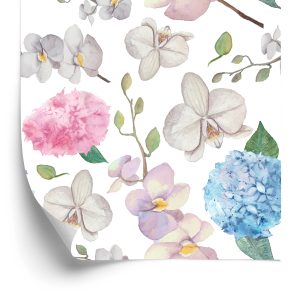 Papier Peint Pour Salon Nature Fleurs Orchidée Orchidée – Image 2