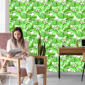 Papier Peint Feuilles Tropicales – Image 7