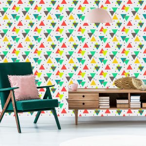 Papier Peint Géométrique - Coloré – Image 6