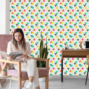 Papier Peint Géométrique - Coloré – Image 7