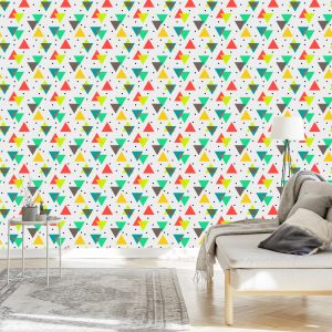 Papier Peint Géométrique - Coloré – Image 3