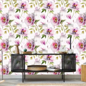 Papier Peint Pivoines Vintage – Image 5