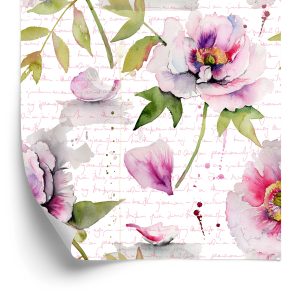 Papier Peint Pivoines Vintage – Image 2