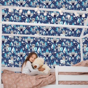 Papier Peint Chevaux De Chevaliers De Conte De Fées Pour La Chambre Des Enfants – Image 7