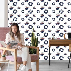 Papier Peint Chambre D'enfants Dans Les Navires.véhicules – Image 7