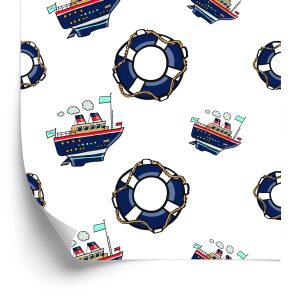 Papier Peint Chambre D'enfants Dans Les Navires.véhicules – Image 2
