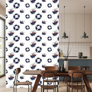 Papier Peint Chambre D'enfants Dans Les Navires.véhicules – Image 4