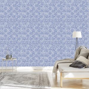 Papier Peint Mosaïque Géométrique Pour Salle À Manger – Image 3