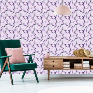 Papier Peint Feuilles De Lavande – Image 6