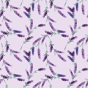 Papier Peint Feuilles De Lavande – Image 1