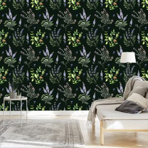 Papier Peint Fleurs De Lavande – Image 3