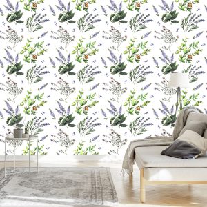 Papier Peint Fleurs De Lavande – Image 3