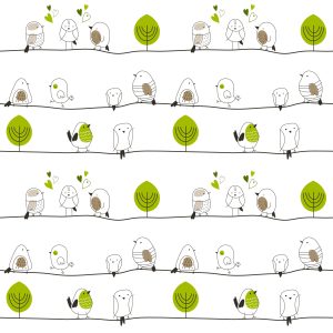 Papier Peint Pour Les Enfants - Oiseaux – Image 1