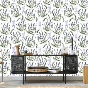 Papier Peint Lavande En Pot – Image 5