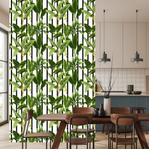 Papier Peint Arbres Tropicaux Dans Un Style Vintage – Image 4