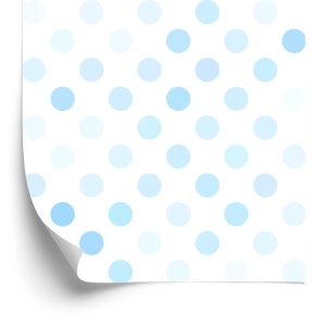 Papier Peint Cercles Bleu Pastel – Image 2