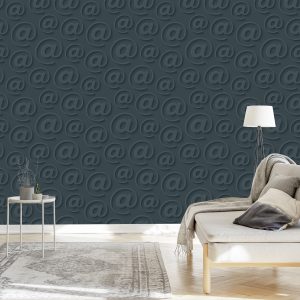 Papier Peint Effet 3D Optique Moderne Pour Le Bureau – Image 3