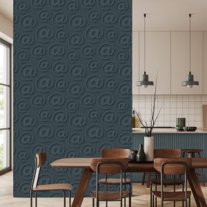 Papier Peint Effet 3D Optique Moderne Pour Le Bureau – Image 4