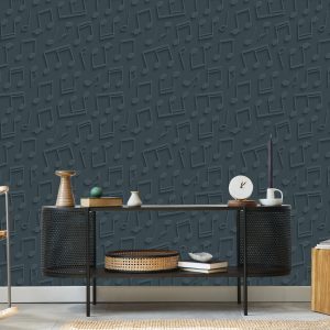 Papier Peint Effet Optique 3D Moderne Pour Le Salon – Image 5