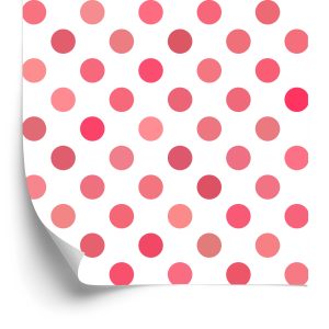 Papier Peint Pois Roses Symétriques – Image 2