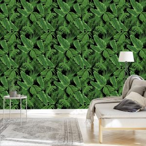 Papier Peint Feuilles Tropicales – Image 3