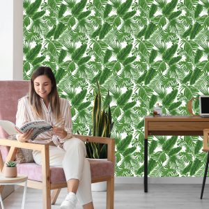 Papier Peint Feuilles À La Mode – Image 7