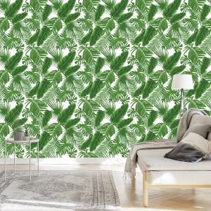 Papier Peint Feuilles À La Mode – Image 3