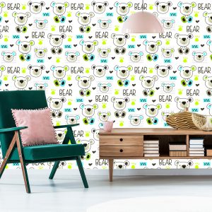 Papier Peint Ours En Peluche Colorés – Image 6