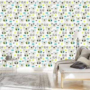 Papier Peint Ours En Peluche Colorés – Image 3