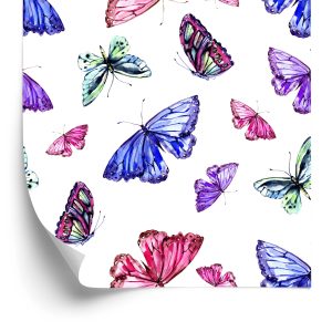 Papier Peint Papillons Colorés Nature Chambre D'enfants – Image 2