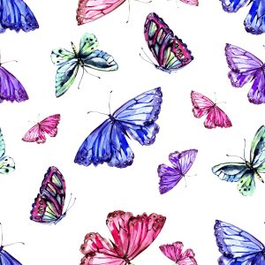 Papier Peint Papillons Colorés Nature Chambre D'enfants – Image 1