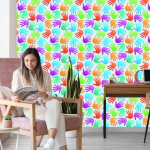 Papier Peint Motif Coloré Moderne Pour La Chambre D'un Bébé – Image 7
