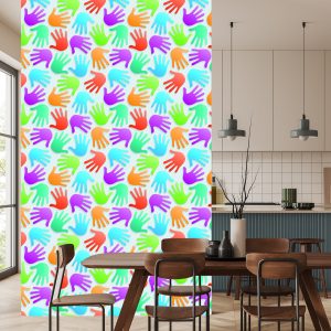 Papier Peint Motif Coloré Moderne Pour La Chambre D'un Bébé – Image 4