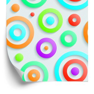 Papier Peint Chambre D'enfant Géométrique 3D Moderne – Image 2