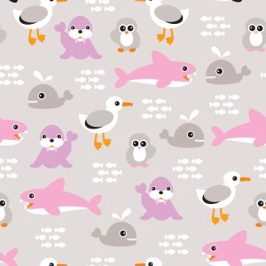 Papier Peint Animaux Baleines Pour Filles – Image 1