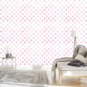 Papier Peint Cercles Roses – Image 3