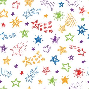 Papier Peint Pour Les Enfants - Étoiles Filantes – Image 1