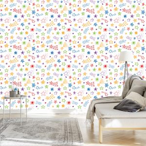 Papier Peint Pour Les Enfants - Étoiles Filantes – Image 3