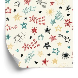 Papier Peint Pour Les Enfants - Étoiles Colorées – Image 2