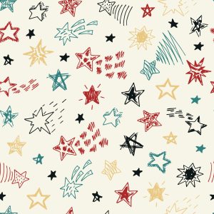 Papier Peint Pour Les Enfants - Étoiles Colorées – Image 1