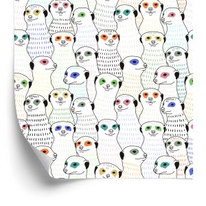 Papier Peint Suricates À La Scandinave – Image 2