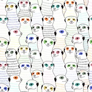 Papier Peint Suricates À La Scandinave – Image 1