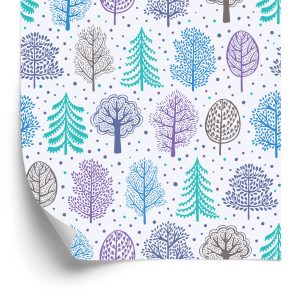 Papier Peint Forêt Arbres Colorés Chambre D'enfants – Image 2