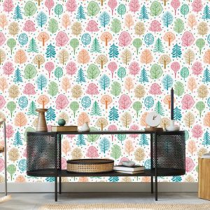 Papier Peint Nature Arbre Nature Pour Chambre De Bébé – Image 5