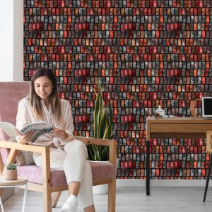 Papier Peint Briques Colorées – Image 7