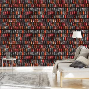 Papier Peint Briques Colorées – Image 3