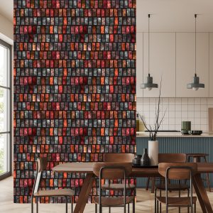 Papier Peint Briques Colorées – Image 4